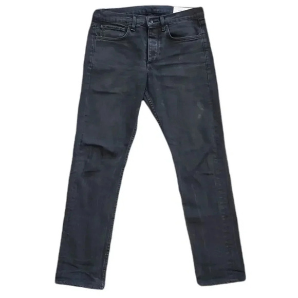 Rag & Bone Black Fit 2 Slim Jeans 30x30 - Picture 1 of 3